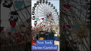 New York Theme Carnival Indore #carnival #nyk #newyork #lighting #masti #trending #viral #fun