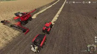 Oklahoma 4X (Case IH) Year 1 Episode 10 * Oat Harvest, Baling Straw * Farming Simulator 19