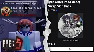 Предзаказ Swap AU и новости о скинах на первоапрельскую тематику &mdash; FPE:S REMASTERED (Roblox)