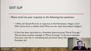 Gerald Ford: Vietnamese Refugee Crisis