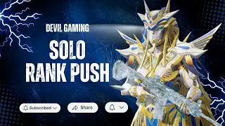 ''SOLO RANK PUSH '' ! ROAD TO 5K !insta @devilgaming4451 #bgmi #bgmilive  #devilislive  // #151