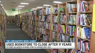 VIDEO:  Rise in rent forces used bookstore to close after 11 years