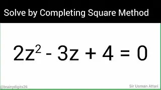 Brainy Digits Simplifications | Roots of equation | Complex Numbers | Mathematics | Factorization 