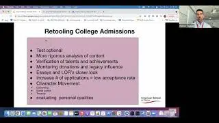 ASD: Talk Tuesday   Building a Genuine College Profile Part1