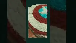 captain america themed cake  #trending #shorts #viralshorts #youtubeshorts