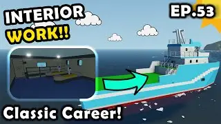 Интерьер рыбацкой лодки!! Выживание в классической карьере Stormworks [S2E53]