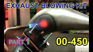 NEW HOW TO 00-450 Tag-Z EXHAUST BLOW KIT 2 stroke pipe repair kit.