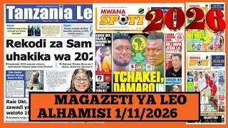 Magazeti ya leo Januari 1/2026 /Alhamisi/magazeti ya michezo leo asubuhi/Alhamisi/simba