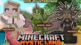 Fantasy Addon!? Mystic Land Addon [WIP] Update | New Creatures, Items, And Blocks | Minecraft Addon