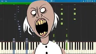 GRANNY SONG by Fandroid ft. Griffinilla -   Piano Tutorial / Cover