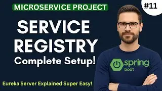 Eureka Server Setup in Microservices | Service Registry Explained | Spring Boot hindi Tutorial