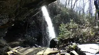 Hike to Moonshine Falls, Mountain Bridge Wilderness Area, Cleveland, SC