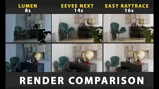 Lumen vs Eevee Next vs Easy Raytrace