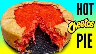 THE FLAMIN' HOT CHEETOS PIE DIY! - How To Make Chicken Cheeto Pie!