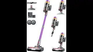 Cordless Vacuum Cleaner, 500W 50KPA 60Mins Vacuum Cleaners for Home, Self-Standing Stick