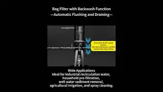 AAL Filter Bag Filter Housing with Backwash #AALFilter #BagFilter #Backwash #WaterTreatment