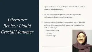 Light Responsive Behaviour of Liquid Crystal Monomer_RP1 Presentation