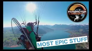 Tegernsee Flug mit dem Paramotor - Episch! (Motorschirm)