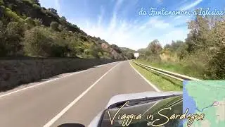 🏖️⛱️⛰️ da FUNTANAMARE a IGLESIAS 🏖️⛱️⛰️ #sardegna #strade #mare #tramonti