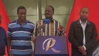 LIVE - RAILA ODINGA BIG ANNOUNCEMENT ON GMO FOOD IN KENYA