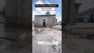 After Flood 😳Panchvaktra Mahadev Temple🙏🏻Mandi, Himachal Pradesh #viral #shorts