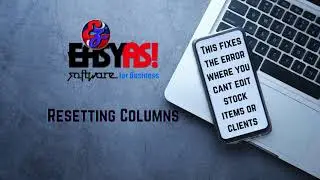 Easyas! Resetting column width