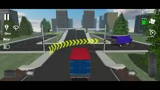 Cargo Transport Simulator Game driving Kamza LT 317HP Job received! 'POPIT Cola' and banana (456X2)