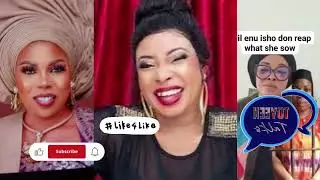 THE EVIL DON REAP WHAT SHE SOW ..YEYEMESHO TALKING TO FOLA TINUBU 