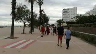 Santa Margarita Costa Brava Walking tour Beach promenade Part 3