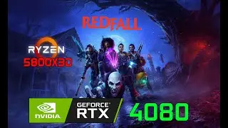 RedFall | Epic Settings | RTX 4080 | Ryzen 7 5800X3D | 4K Native | DLSS Quality | Frame Generation |