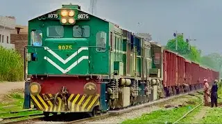 High Speed Express Trains Passing Back To Back Mixed Fast Trains Action Captured At Sara Alamgir