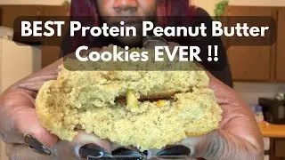 High Protein Peanut Butter Cookies! 🍪 Low Carb | High Protein Dessert | Chewy Soft Cookies 