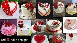 Beautiful 🌹 Flower Cake Designs/ Simple Birthday Cake Designs/ Valentine's day Special Cake Designs