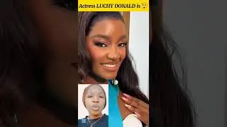 Actress LUCHY DONALD is 😲😲#shorts