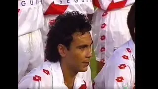 Hugo Sánchez en el Rayo Vallecano (1993/94).