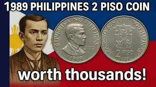 1989 Philippines 2 Piso Coin &ndash; Rare & Shiny! Don&rsquo;t Spend It, Collect It! 🇵🇭💰 | TimeCoin|@Coins#Time