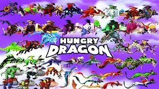 ALL 45 DRAGONS + SKINS (HUNGRY DRAGON)