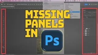 Photoshop Toolbar Missing, Options Bar & Panels in Photoshop &ndash; Quick & Easy Solution!  🅿️