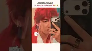 Taehyung new ig update 🤗 #bts #Taehyung #shorts #shortvideo #viral