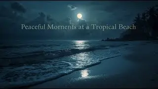 Cinematic Tropical Ocean Waves 🌙 Deep Sleep Ambience from Enggano Island | ASMR for Relaxation