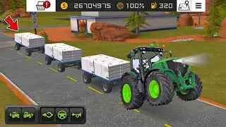 Fs 18 Selling Many Wool ! Purchase Sheep - Delivery Grass Bales | Timelapse #fs18