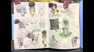 The Heart of Jeremy Hoffman sketchbook tour ( character design / concept art / visual development )