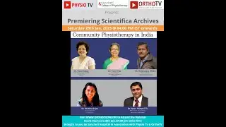 Physio TV: Scientifica Archives: Community Physiotherapy In India Part - I