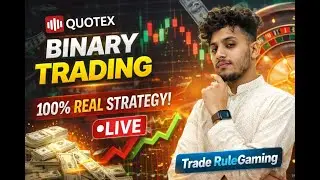 Quotex Binary Trading Live Compounding 🔴 | 90% Accurate Strategy | Daily Profit