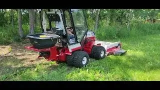 Ventrac and Husqvarna zero-turn mowing.