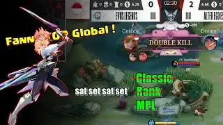 GAMEPLAY FANNY TOP GLOBAL celiboy vs sitsujin alter ego vs evos legends | Fanny montage 2022