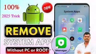 Removed Bloatware (System Apps) from My Android - without PC or Root || uninstall System Apps