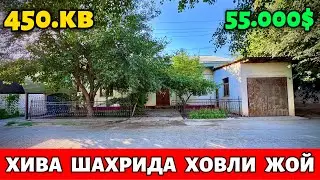 ХИВА ШАХРИДА🔥ТУРАР 450.КВ.М ХОВЛИ ЖОЙ🔥СРОЧНО СОТИЛАДИ🔥55.000$ ГАЛИШИЛАДИ 🤝✅