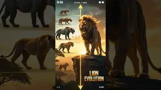 Evolution of Lion 🦁 | From Tiny Miacis to the King of Beasts