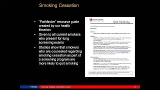 Low-dose CT Lung Cancer Screening Program Patient Resources